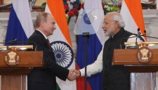 Владимир Путин и Нарендрой Моди